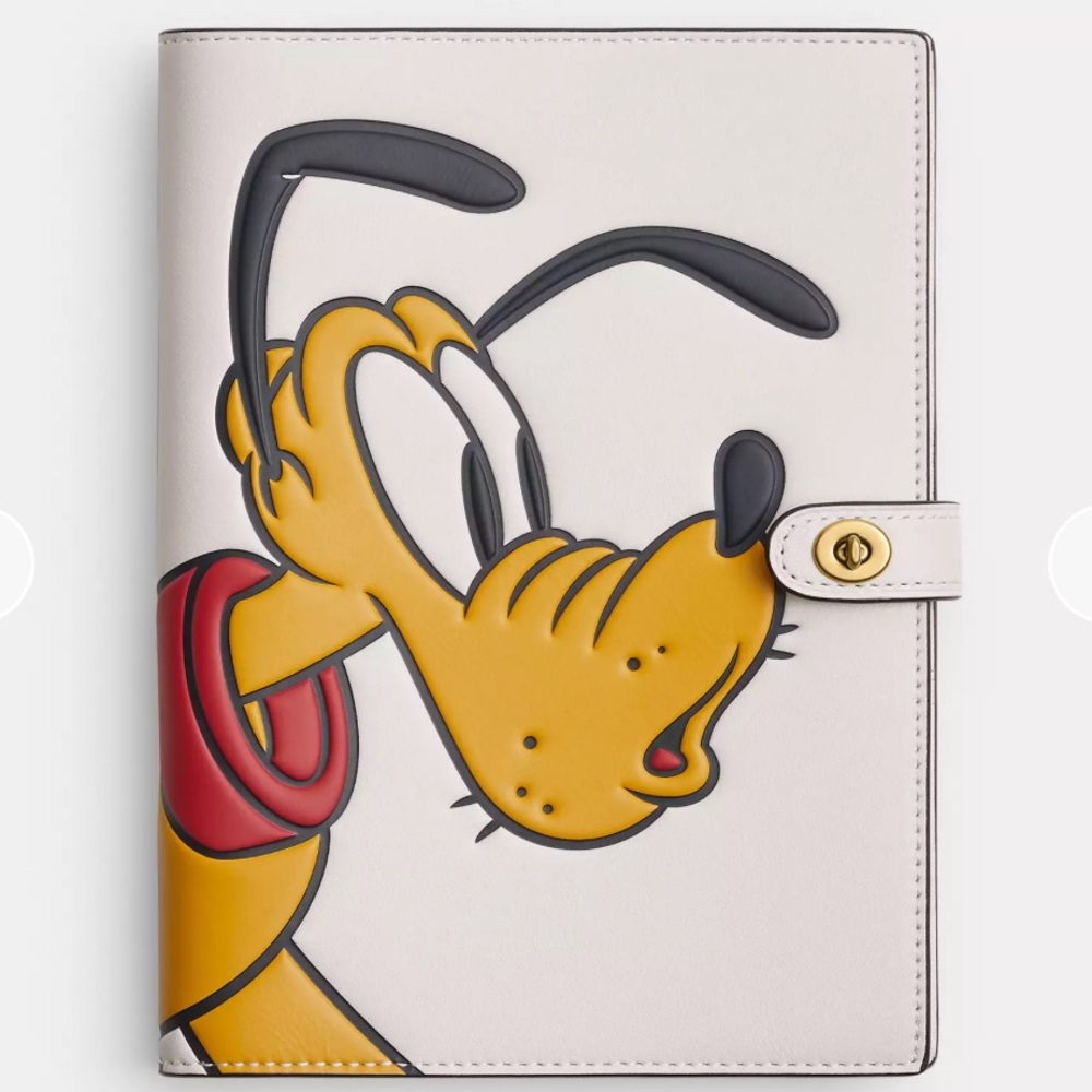 🐶 DISNEY X COACH NOTEBOOK WITH PLUTO 🐶  NWT 🐶